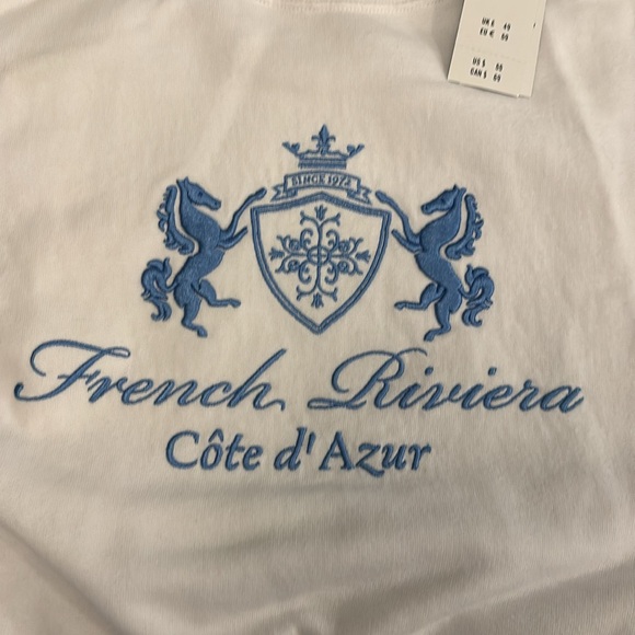 Abercrombie Soft AF French Riviera Sweater - White - Large - Picture 2 of 7